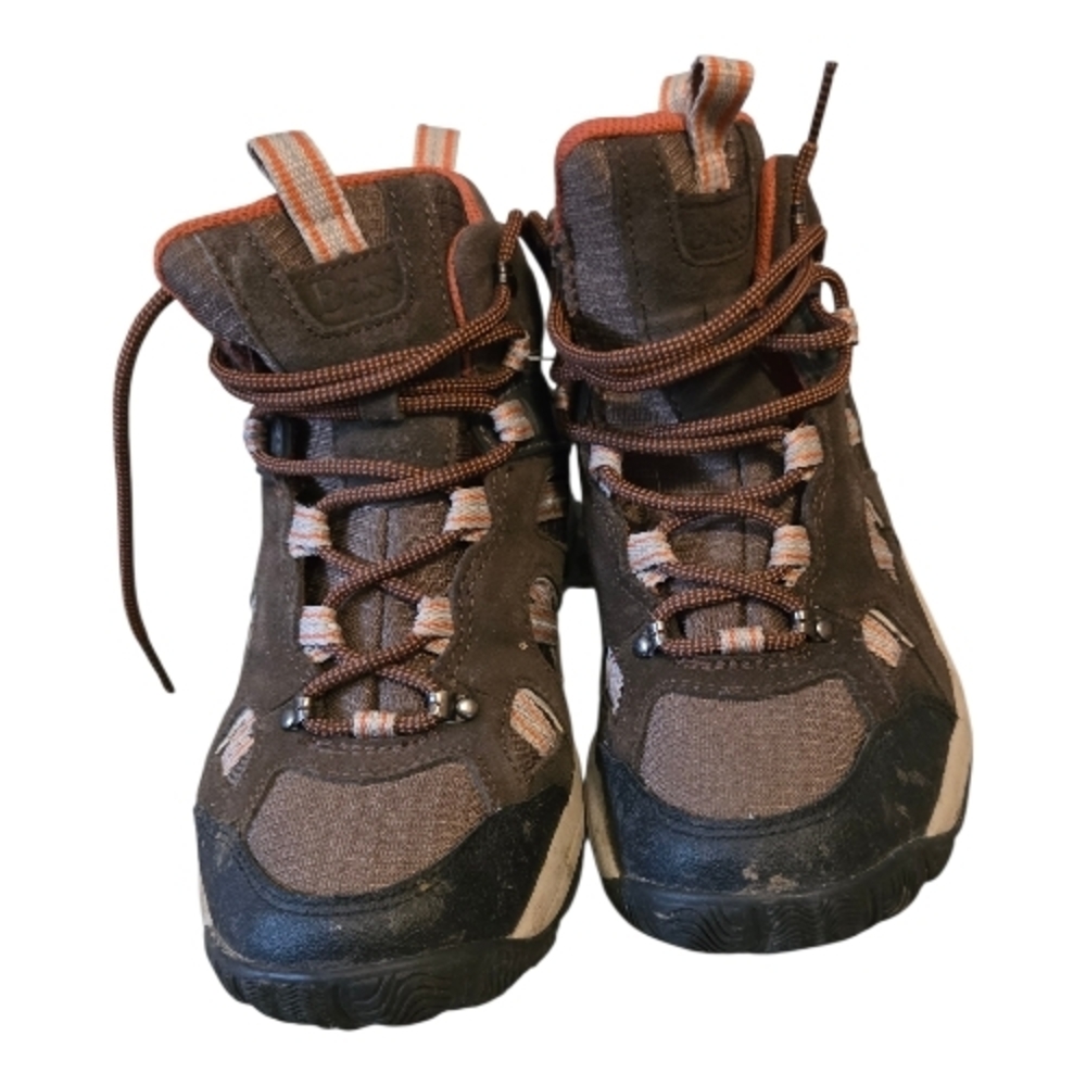 Bass Brown and Orange Hiking Boots - Picture 2 of 6